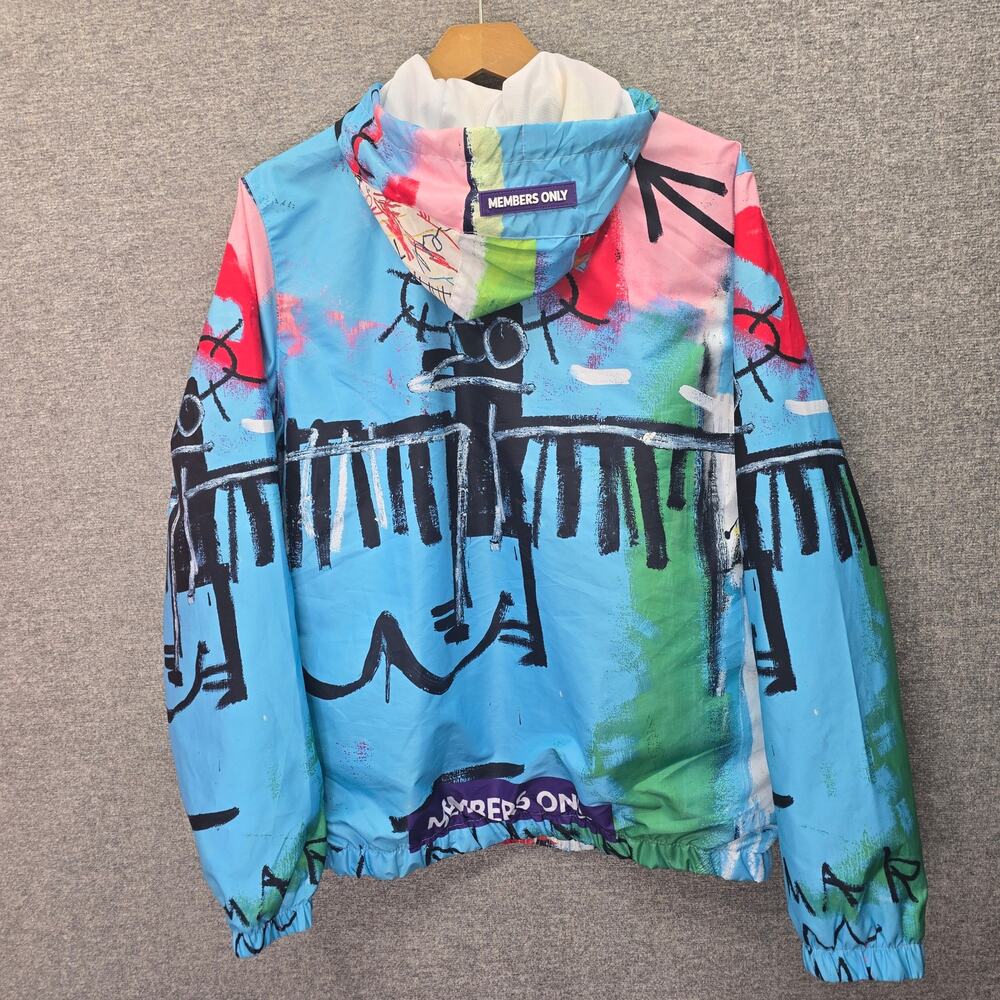 JEAN-MICHEL BASQUIAT + MEMBERS ONLY JACKET, SIZE S - Picture 2 of 6